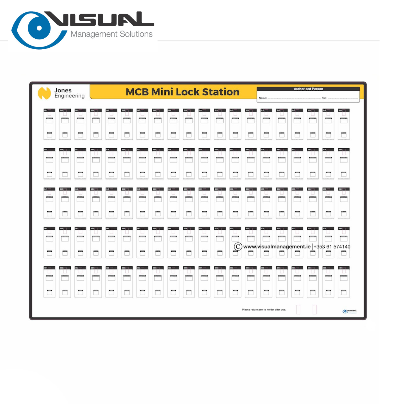 LOTO Stations - 100 no. Safety Padlock - Image 3