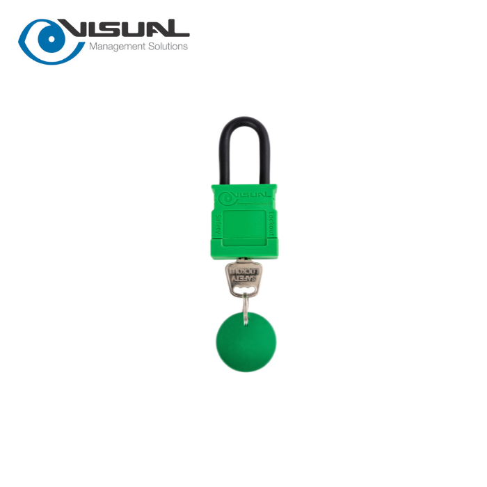 Lockout Tagout Safety Padlock - Green