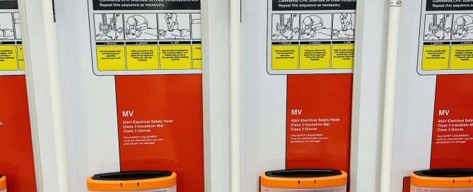 A selection of MV Electrical Rescue Boards with equipment included