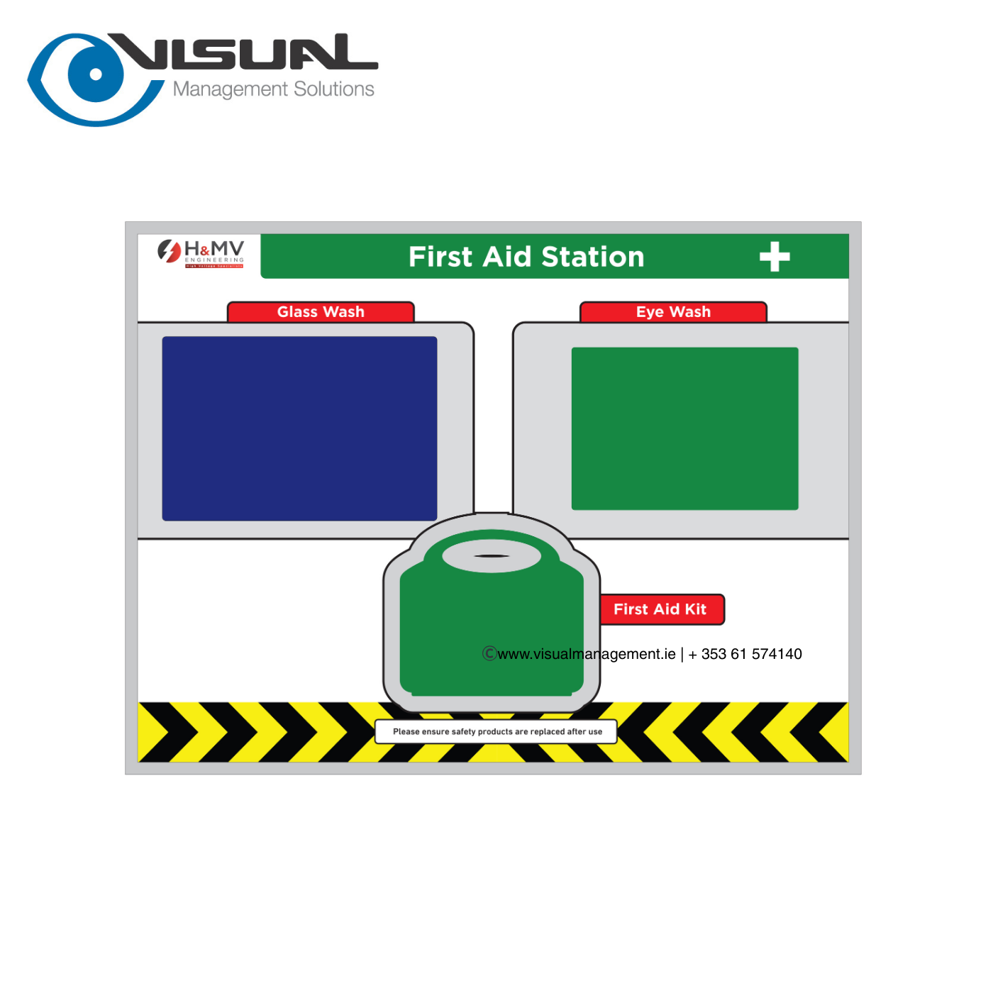 Site Safety First Aid Stations - 1200mm
